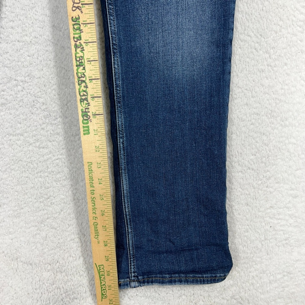 Lee Women's Jeans 16 (35x31) Regular Fit Mid Rise Straight Leg Blue Denim - Picture 12 of 12